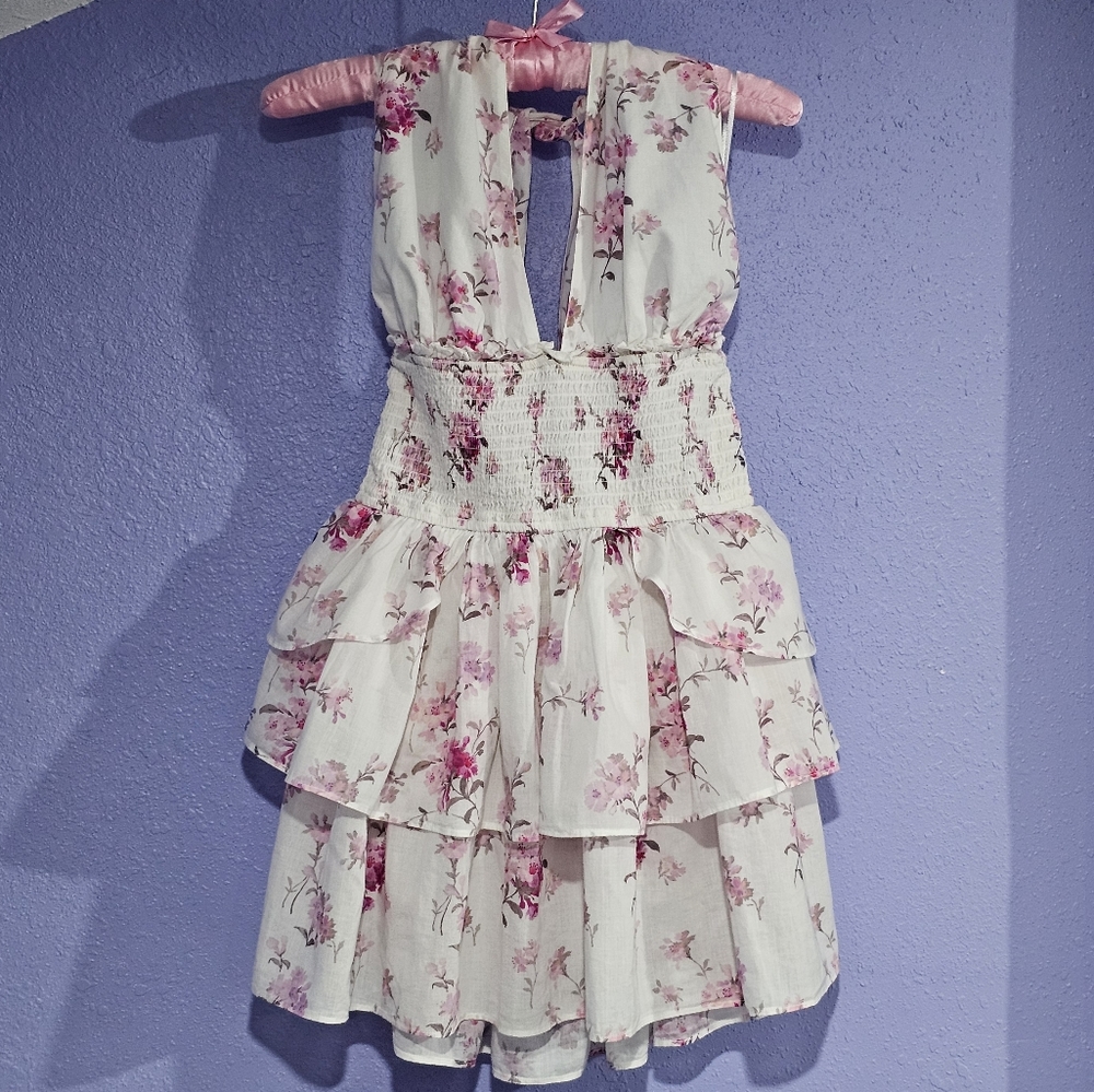 ❌️SOLD❌️ Loveshackfancy Deanna Floral Halter Dress